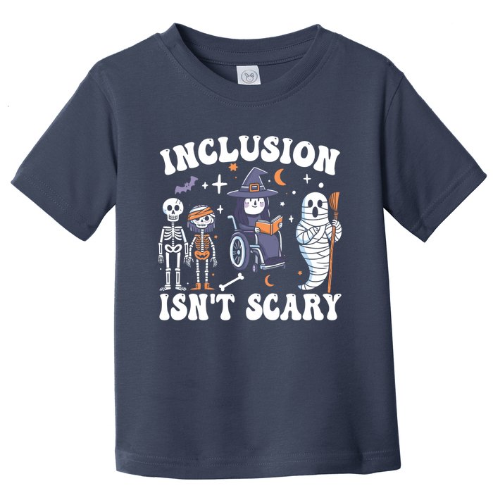 Inclusion IsnT Scary Slp Halloween Sped Teacher Ghost Mummy Toddler T-Shirt