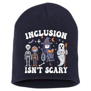 Inclusion IsnT Scary Slp Halloween Sped Teacher Ghost Mummy Short Acrylic Beanie