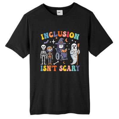 Inclusion IsnT Scary Slp Halloween Sped Teacher Ghost Mummy Tall Fusion ChromaSoft Performance T-Shirt