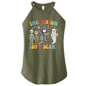 Inclusion IsnT Scary Slp Halloween Sped Teacher Ghost Mummy Women's Perfect Tri Rocker Tank