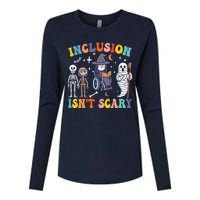 Inclusion IsnT Scary Slp Halloween Sped Teacher Ghost Mummy Womens Cotton Relaxed Long Sleeve T-Shirt