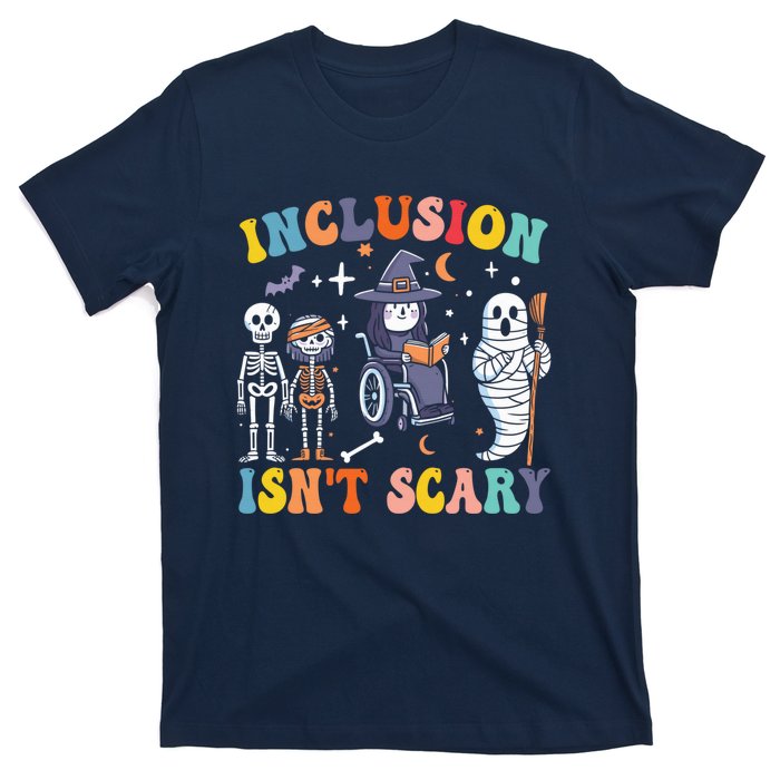 Inclusion IsnT Scary Slp Halloween Sped Teacher Ghost Mummy T-Shirt