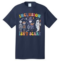 Inclusion IsnT Scary Slp Halloween Sped Teacher Ghost Mummy Tall T-Shirt