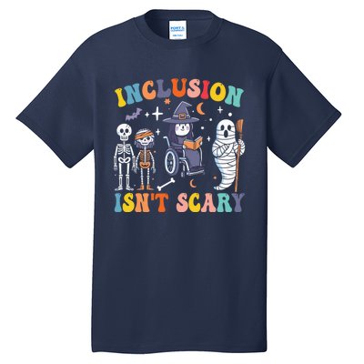 Inclusion IsnT Scary Slp Halloween Sped Teacher Ghost Mummy Tall T-Shirt