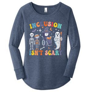 Inclusion IsnT Scary Slp Halloween Sped Teacher Ghost Mummy Women's Perfect Tri Tunic Long Sleeve Shirt