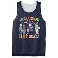 Inclusion IsnT Scary Slp Halloween Sped Teacher Ghost Mummy Mesh Reversible Basketball Jersey Tank