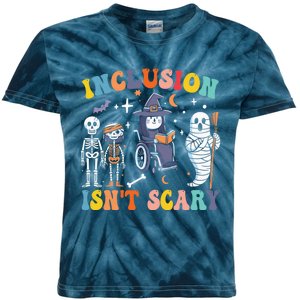 Inclusion IsnT Scary Slp Halloween Sped Teacher Ghost Mummy Kids Tie-Dye T-Shirt