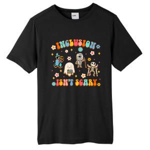 Inclusion IsnT Scary Slp Halloween Sped Teacher Tall Fusion ChromaSoft Performance T-Shirt