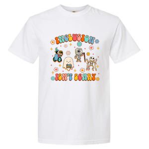 Inclusion IsnT Scary Slp Halloween Sped Teacher Garment-Dyed Heavyweight T-Shirt