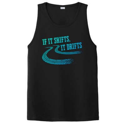 If It Shifts It Drifts Funny Racing Car Mechanic Gift PosiCharge Competitor Tank