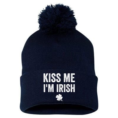 IM Irish Saint Patrick Day Gift Pom Pom 12in Knit Beanie