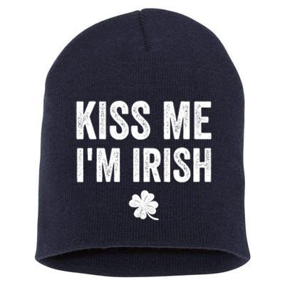 IM Irish Saint Patrick Day Gift Short Acrylic Beanie