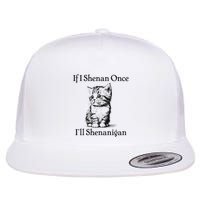 If I Shenan Once ILl Shenanigan Flat Bill Trucker Hat