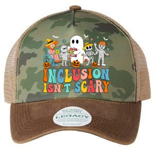 Inclusion IsnT Scary Slp Halloween Sped Teacher Ghost Mummy Legacy Tie Dye Trucker Hat