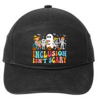 Inclusion IsnT Scary Slp Halloween Sped Teacher Ghost Mummy 7-Panel Snapback Hat