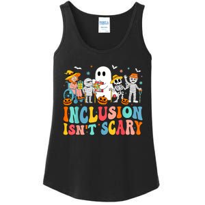 Inclusion IsnT Scary Slp Halloween Sped Teacher Ghost Mummy Ladies Essential Tank