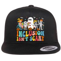 Inclusion IsnT Scary Slp Halloween Sped Teacher Ghost Mummy Flat Bill Trucker Hat