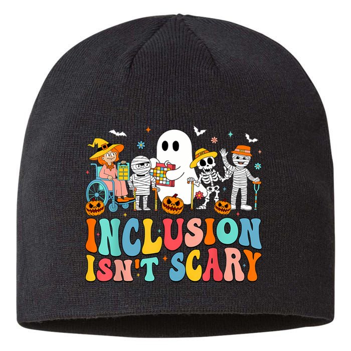 Inclusion IsnT Scary Slp Halloween Sped Teacher Ghost Mummy Sustainable Beanie