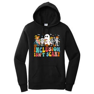 Inclusion IsnT Scary Slp Halloween Sped Teacher Ghost Mummy Women's Pullover Hoodie