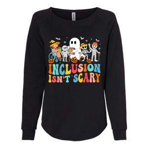 Inclusion IsnT Scary Slp Halloween Sped Teacher Ghost Mummy Womens California Wash Sweatshirt