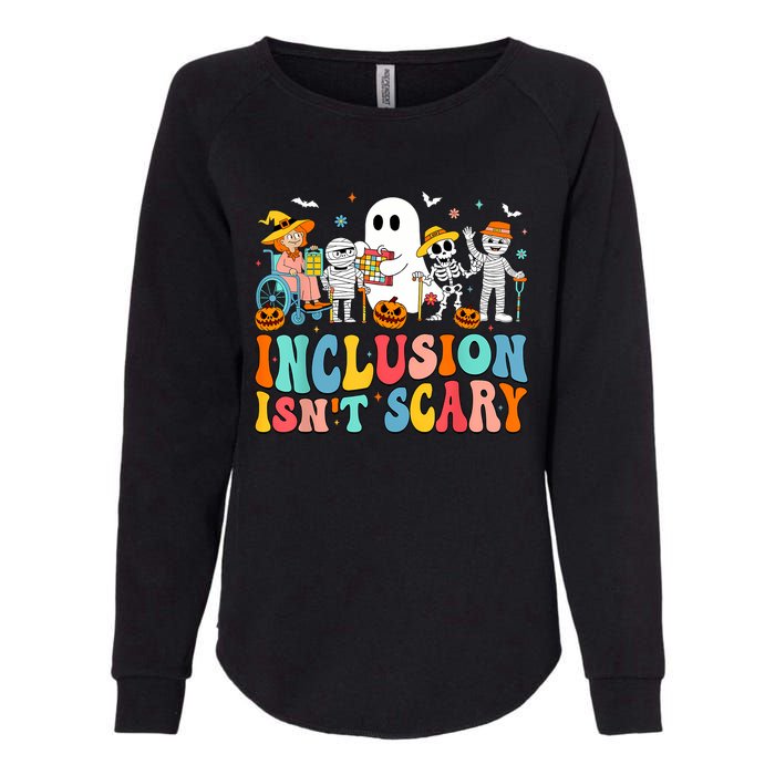 Inclusion IsnT Scary Slp Halloween Sped Teacher Ghost Mummy Womens California Wash Sweatshirt