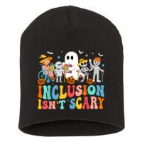 Inclusion IsnT Scary Slp Halloween Sped Teacher Ghost Mummy Short Acrylic Beanie