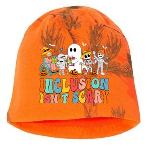 Inclusion IsnT Scary Slp Halloween Sped Teacher Ghost Mummy Kati - Camo Knit Beanie