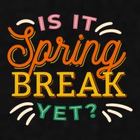Is It Spring Break Yet Ladies PosiCharge Tri-Blend Wicking Tank