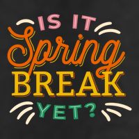 Is It Spring Break Yet Garment-Dyed Fleece Hoodie