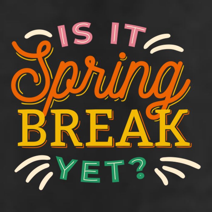 Is It Spring Break Yet Garment-Dyed Fleece Hoodie