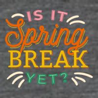 Is It Spring Break Yet Zip Tote Bag