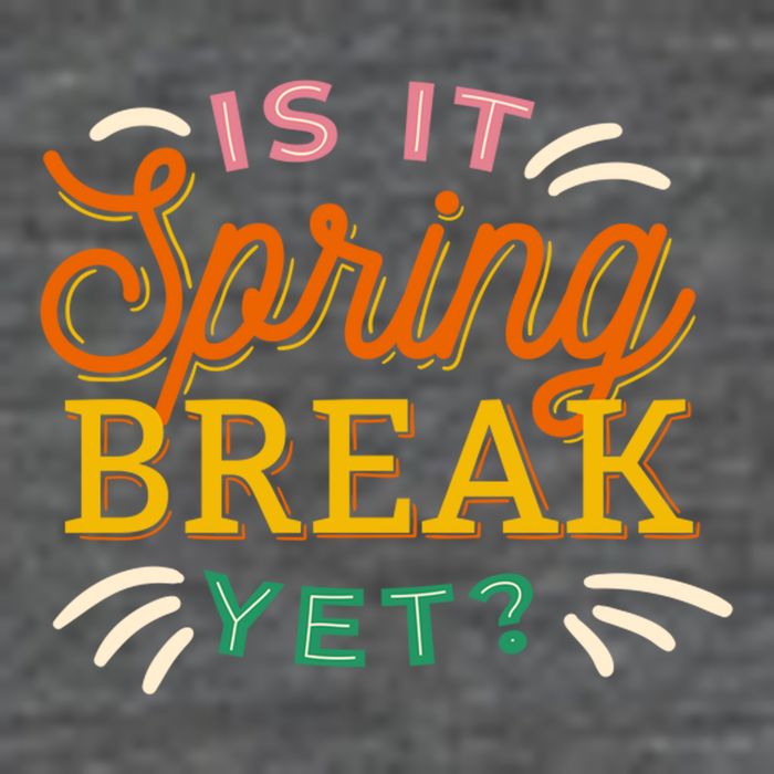 Is It Spring Break Yet Zip Tote Bag
