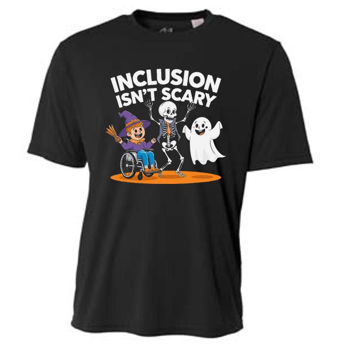 Inclusion IsnT Scary Halloween Fun Cooling Performance Crew T-Shirt