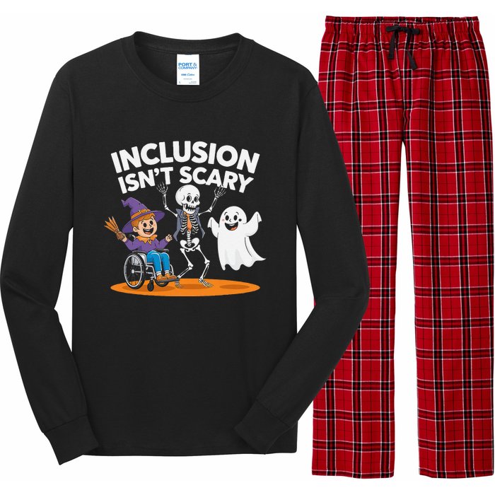 Inclusion IsnT Scary Halloween Fun Long Sleeve Pajama Set