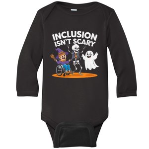 Inclusion IsnT Scary Halloween Fun Baby Long Sleeve Bodysuit