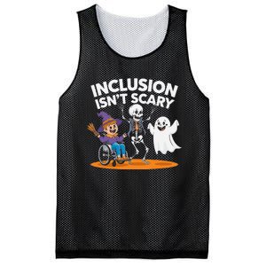 Inclusion IsnT Scary Halloween Fun Mesh Reversible Basketball Jersey Tank