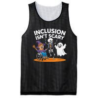 Inclusion IsnT Scary Halloween Fun Mesh Reversible Basketball Jersey Tank