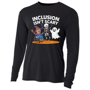 Inclusion IsnT Scary Halloween Fun Cooling Performance Long Sleeve Crew