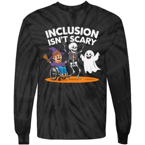 Inclusion IsnT Scary Halloween Fun Tie-Dye Long Sleeve Shirt