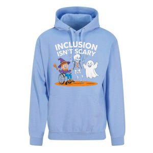 Inclusion IsnT Scary Halloween Fun Unisex Surf Hoodie