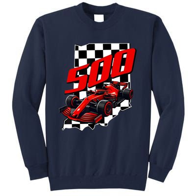 Indianapolis Indiana State 500 Race Car Formula Racing Car Tall Sweatshirt