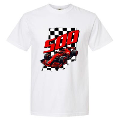 Indianapolis Indiana State 500 Race Car Formula Racing Car Garment-Dyed Heavyweight T-Shirt