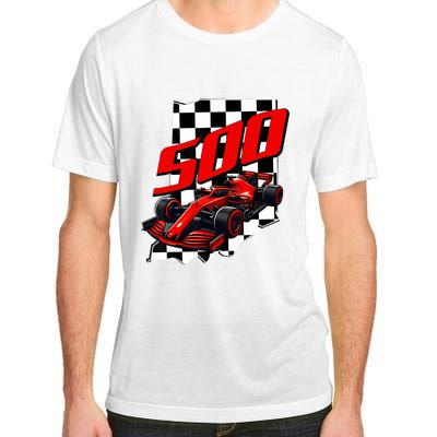 Indianapolis Indiana State 500 Race Car Formula Racing Car Adult ChromaSoft Performance T-Shirt