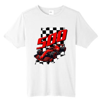 Indianapolis Indiana State 500 Race Car Formula Racing Car Tall Fusion ChromaSoft Performance T-Shirt