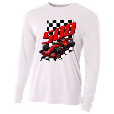 Indianapolis Indiana State 500 Race Car Formula Racing Car Cooling Performance Long Sleeve Crew