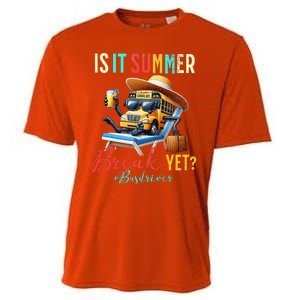 Is It Summer Break Yet Bus Driver Cooling Performance Crew T-Shirt