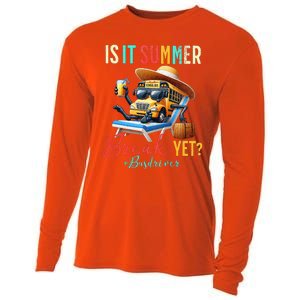 Is It Summer Break Yet Bus Driver Cooling Performance Long Sleeve Crew