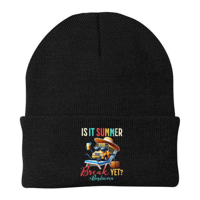 Is It Summer Break Yet Bus Driver Knit Cap Winter Beanie