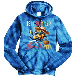 Is It Summer Break Yet Bus Driver Tie Dye Hoodie