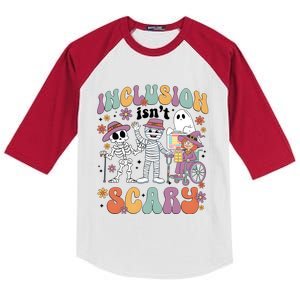 Inclusion IsnT Scary Slp Halloween Kids Colorblock Raglan Jersey